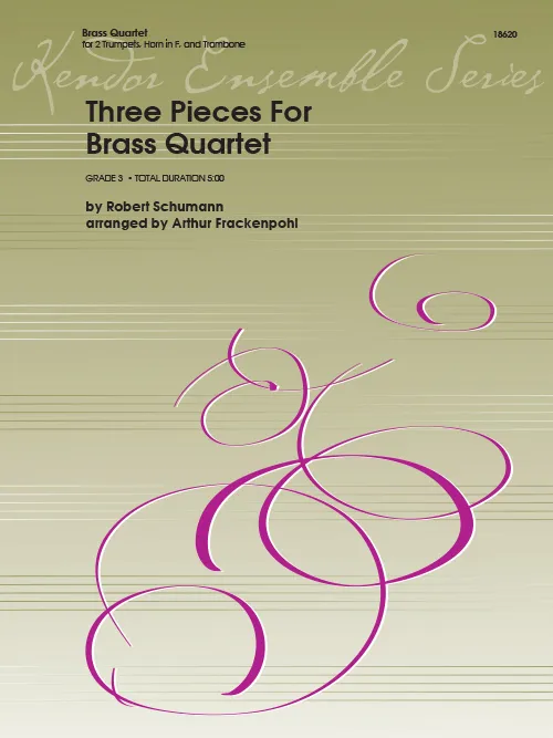 Kendor Music Three Pieces noty pro žestěový kvartet