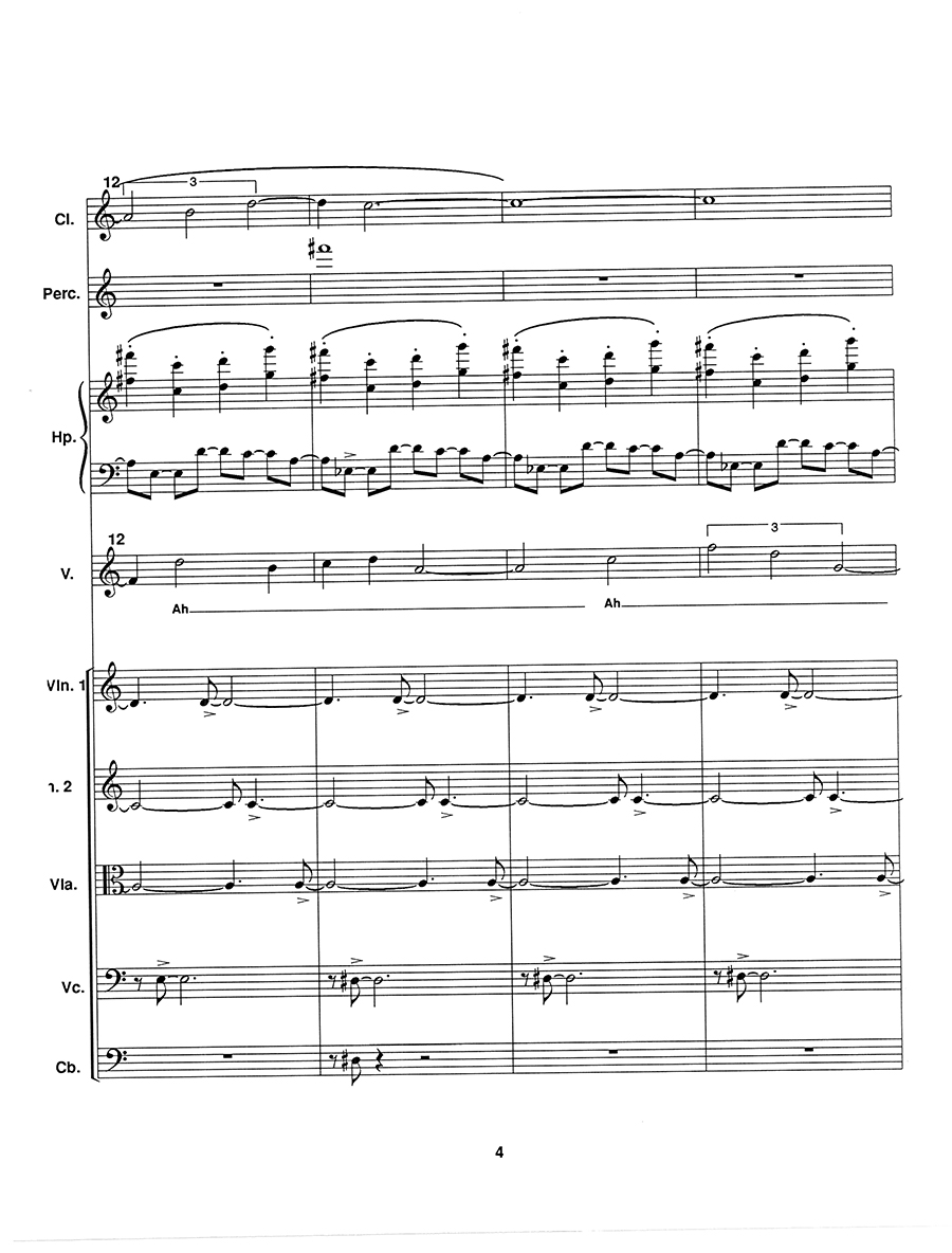 Hildegard Publishing Six Japanese Songs Garwood partitura zpěv