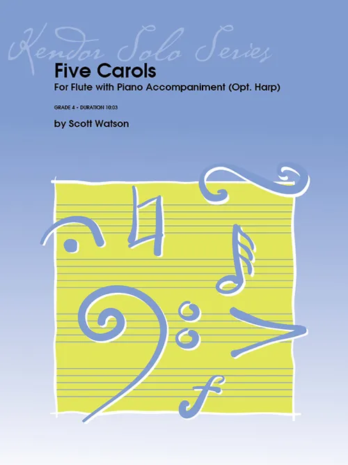 Kendor Music Five Carols noty vánoční koledy soubor