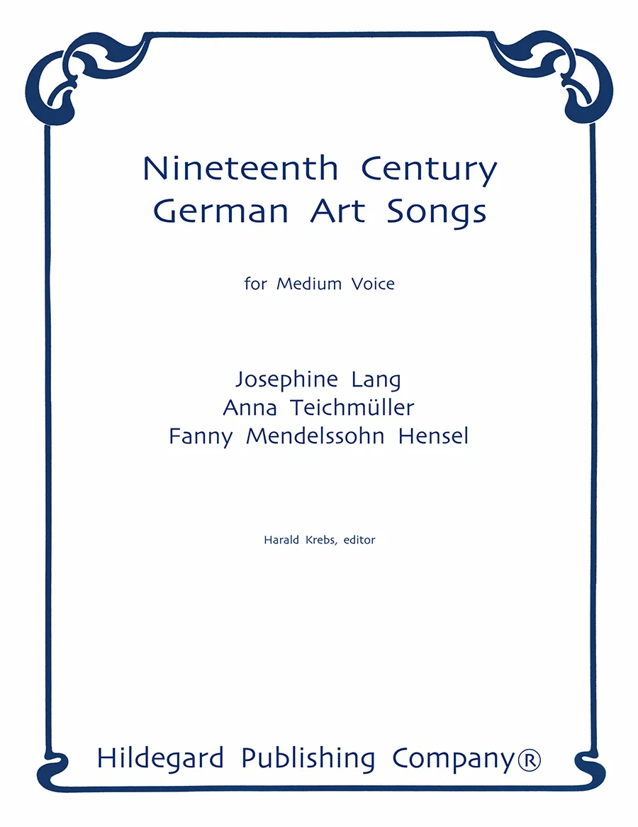 Hildegard Publishing Nineteenth Century German Art Songs noty střední hlas