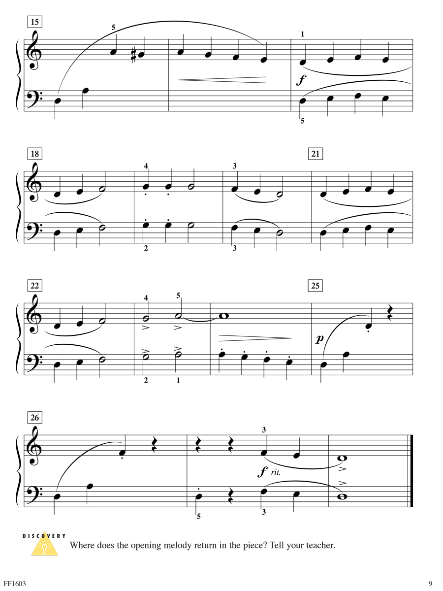 Faber Piano Adventures Gold Star Performance Level 1 noty klavír