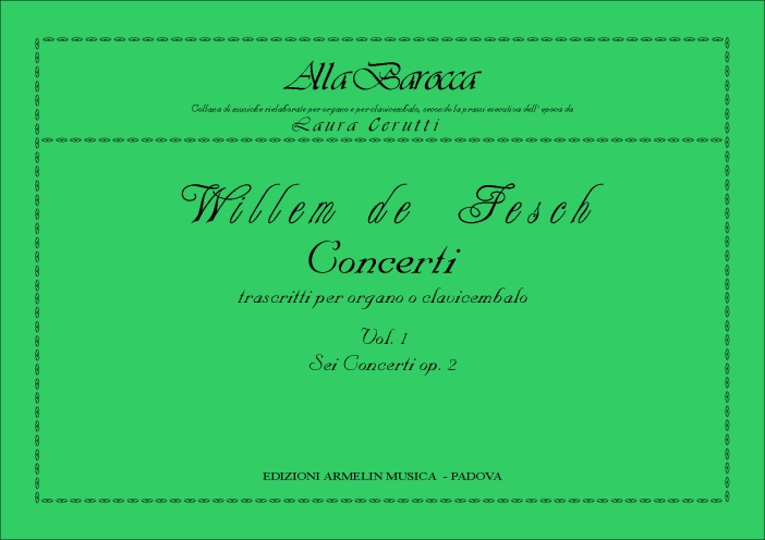 Armelin Musica 6 Concerti op. 2 noty partitura