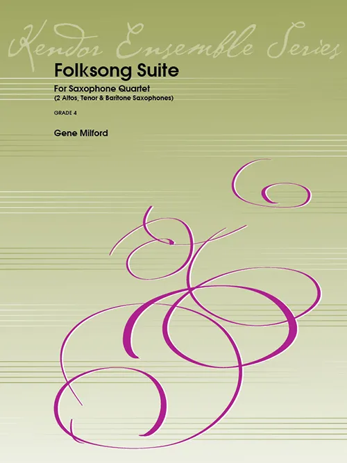 Kendor Music Folksong Suite noty suita lidové písně