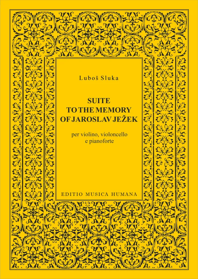 Editio Musica Humana Suite to the Memory of Jaroslav Ježek noty trio 46 stran