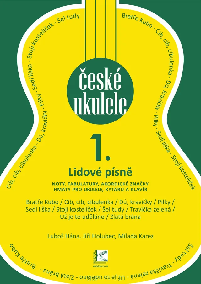 Editio Karez České ukulele 1 noty sopran ukulele
