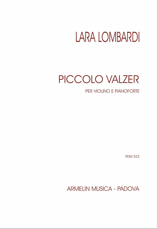 Armelin Musica Piccolo Valzer noty začátečnické vydání