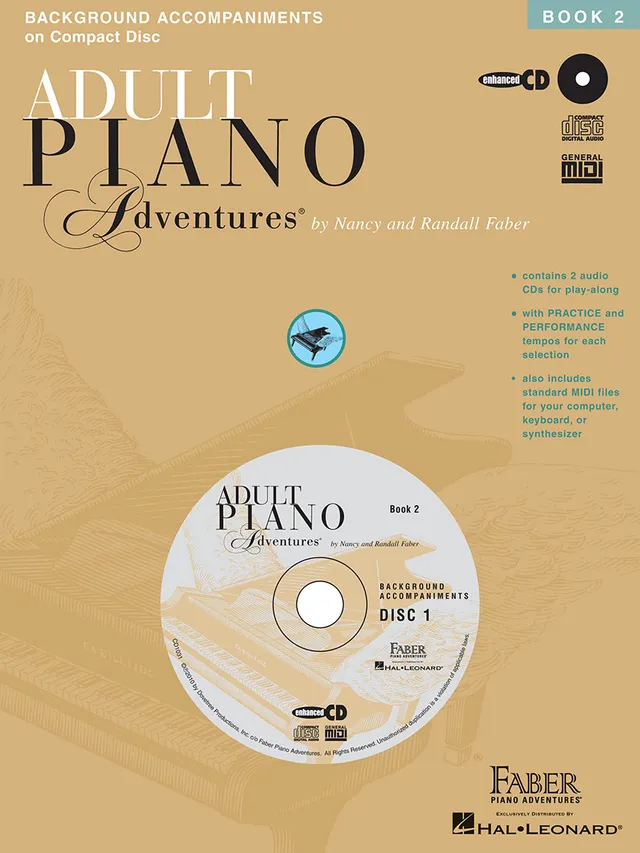 Faber Adult Piano Adventures Lesson Book 2 CD k učebnici