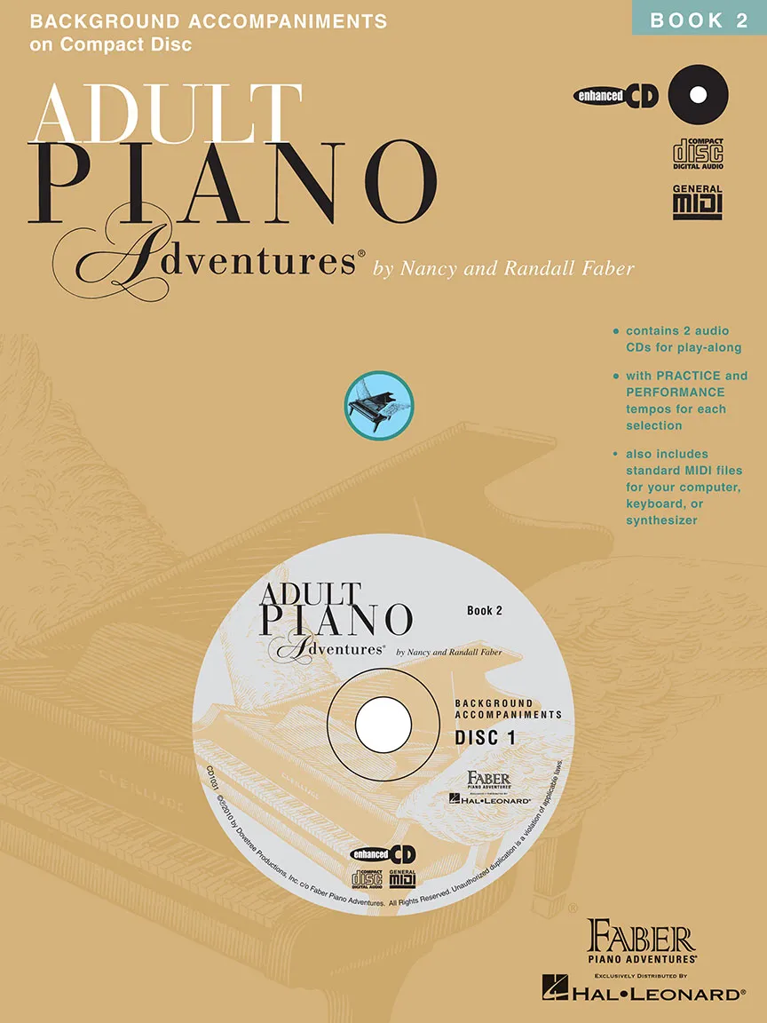 Faber Adult Piano Adventures Lesson Book 2 CD k učebnici