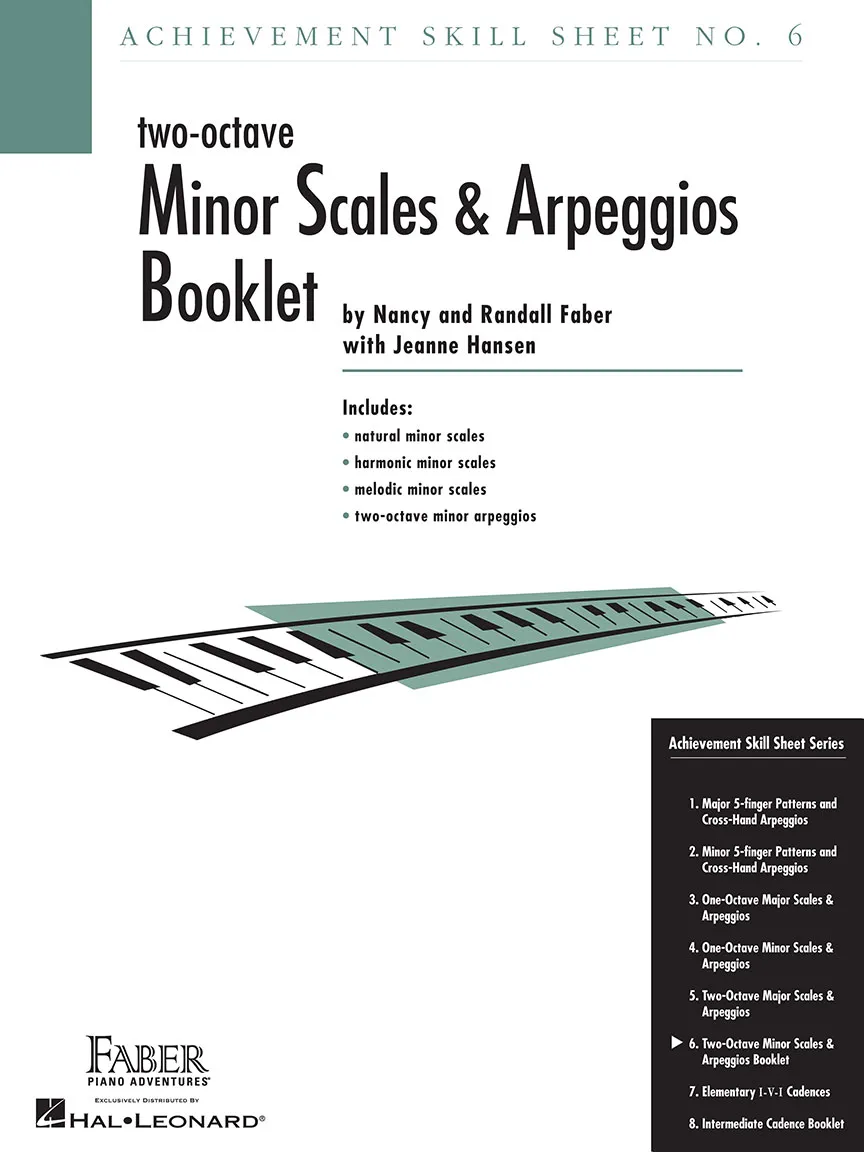 Faber Piano Adventures Skill Sheet No. 6 stupnice pro klavír
