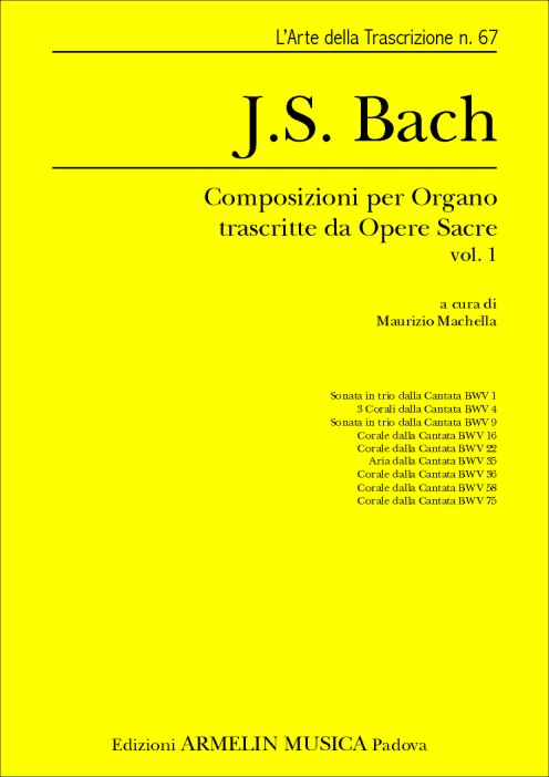 Armelin Musica Composizioni per Organo vol. 1 noty pro varhany