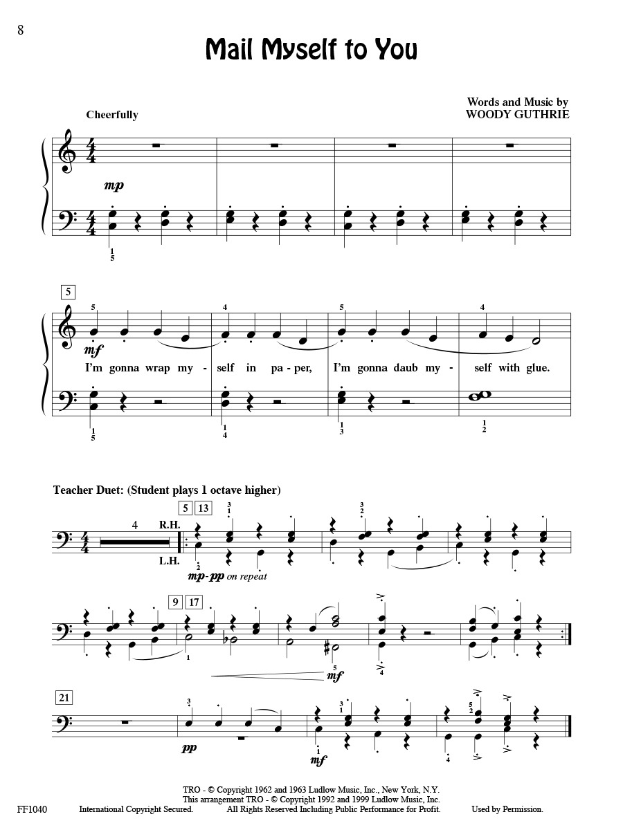 Faber ShowTime Piano Kids’ Songs noty pro klavír dětské