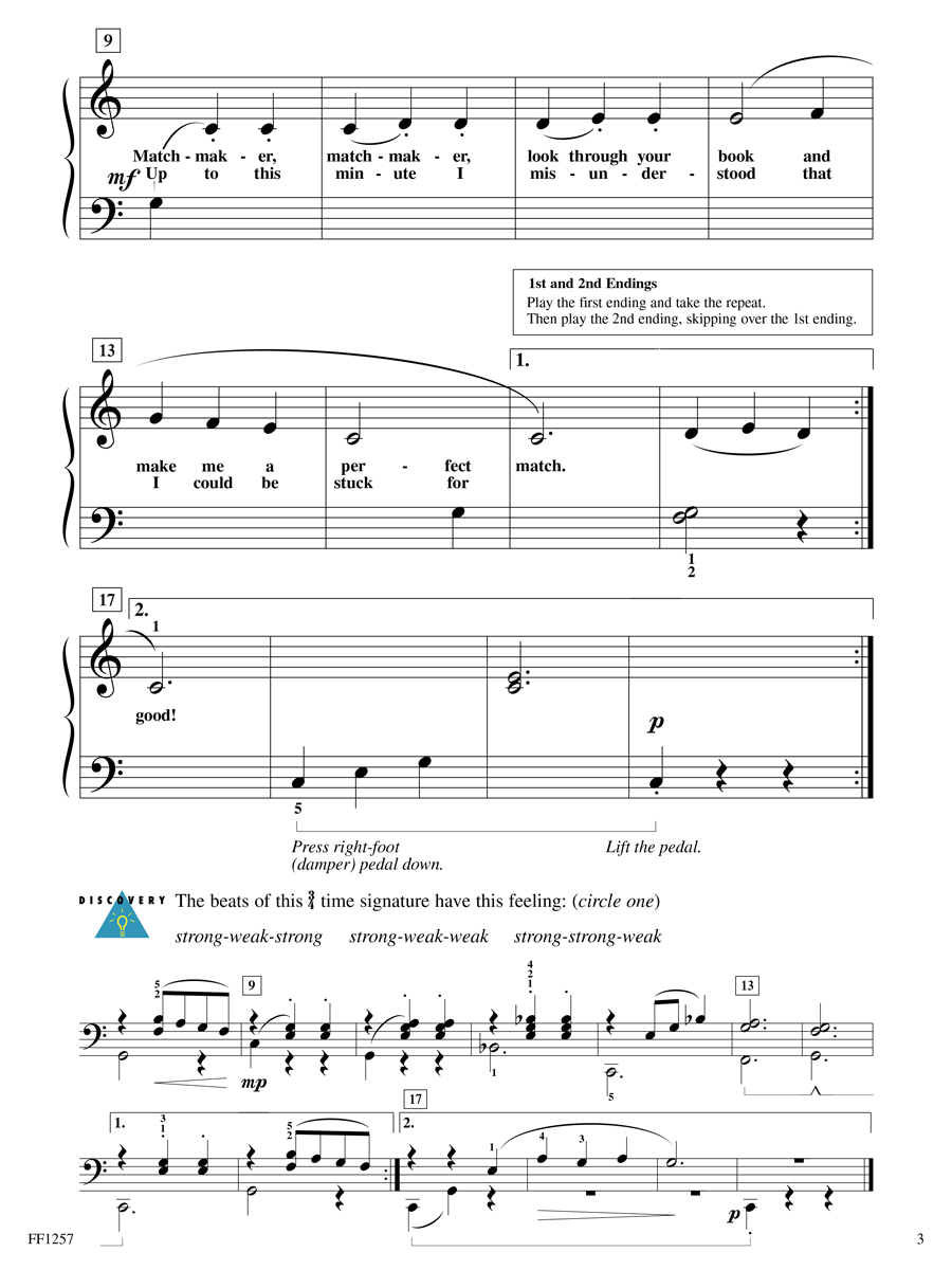 Faber Piano Adventures Level 1 Popular Repertoire noty
