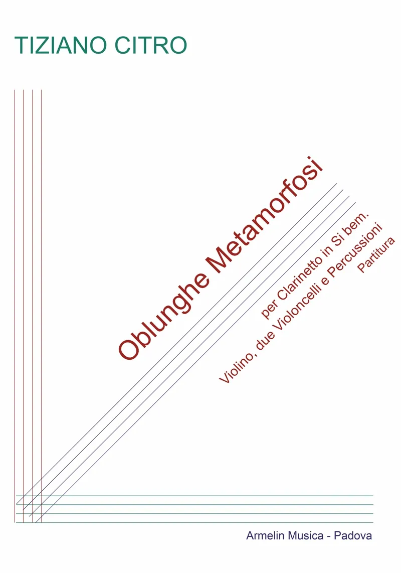 Armelin Musica Oblunghe metamorfosi noty