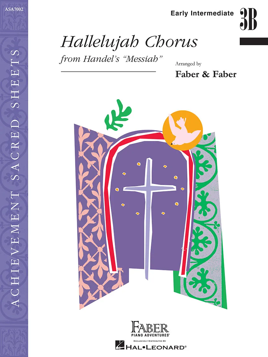 Faber Piano Adventures Hallelujah Chorus noty Händel úprava