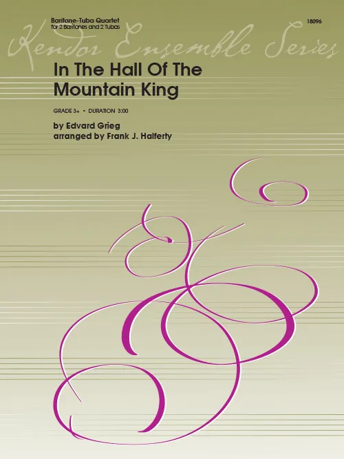 Kendor Music In the Hall of the Mountain King noty kvartet