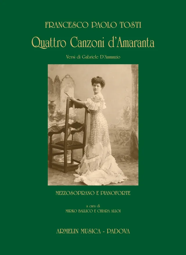 Armelin Musica Quattro canzoni d'Amaranta noty zpěv