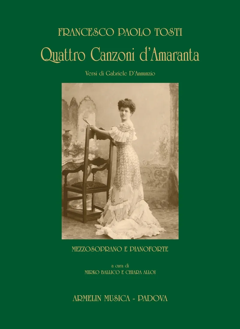 Armelin Musica Quattro canzoni d'Amaranta noty zpěv