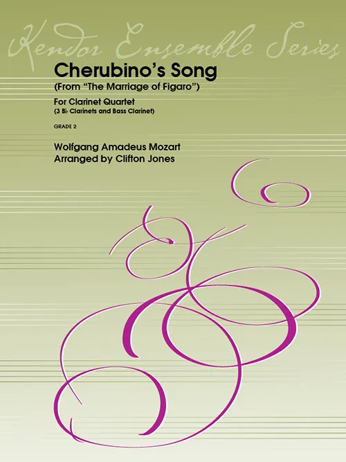 Kendor Music Cherubino’s Song noty Mozart úvod
