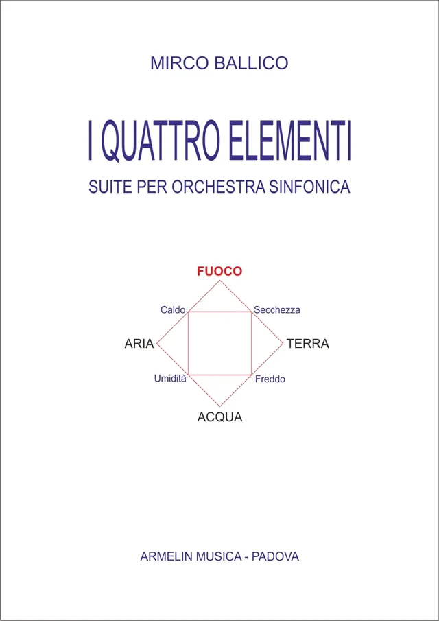 Armelin Musica I quattro elementi 4 Fuoco noty