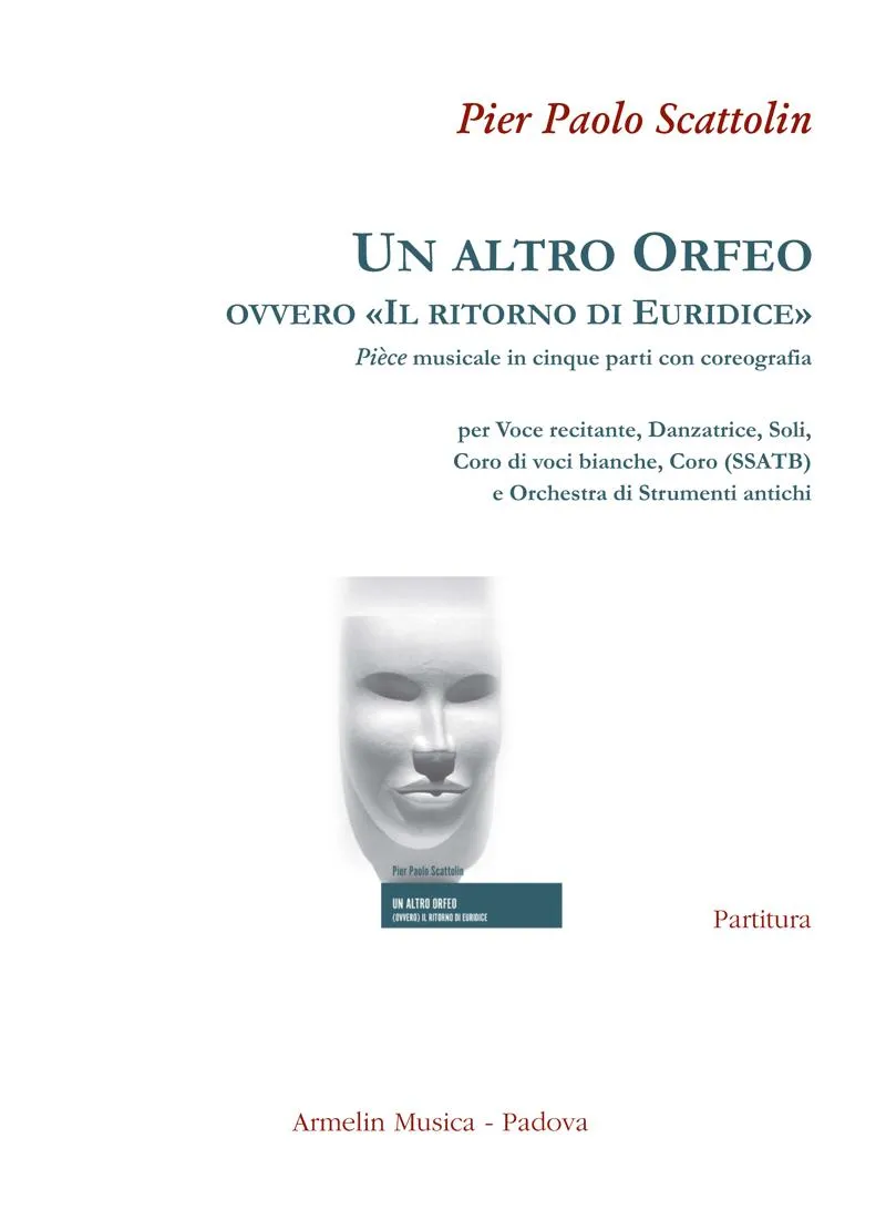 Armelin Musica Un altro Orfeo Il ritorno di Euridice partitura