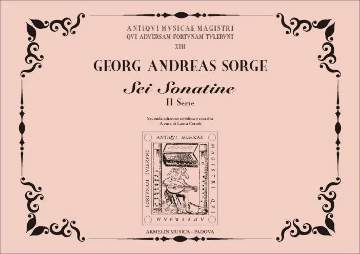 Armelin Musica Sei Sonatine II noty cembalo
