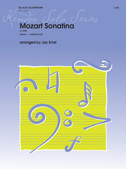 Kendor Music Mozart Sonatina noty pro alt saxofon a klavír