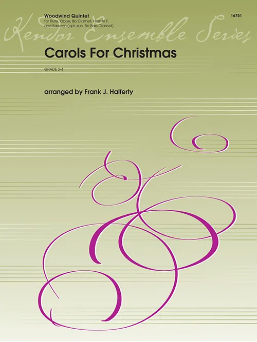 Kendor Music Carols For Christmas noty kvintet grade 3-4