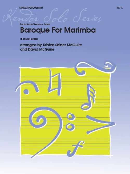Kendor Music Baroque For Marimba noty 15 skladeb
