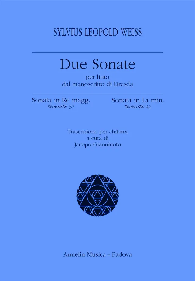 Armelin Musica Due Sonate noty tištěné vydání