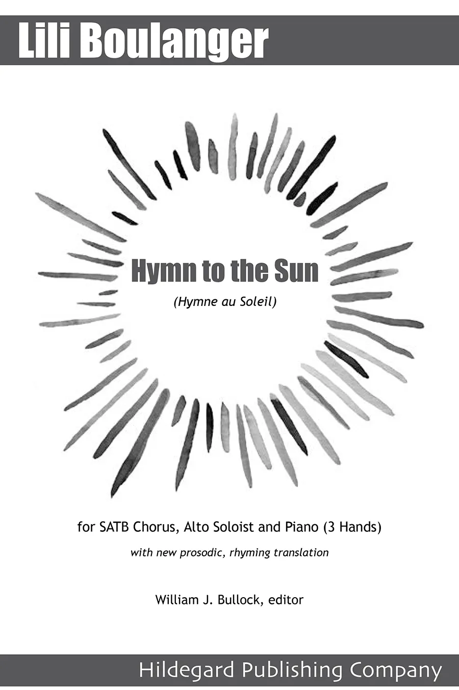 Hildegard Hymn to the Sun noty SATB sbor altové sólo