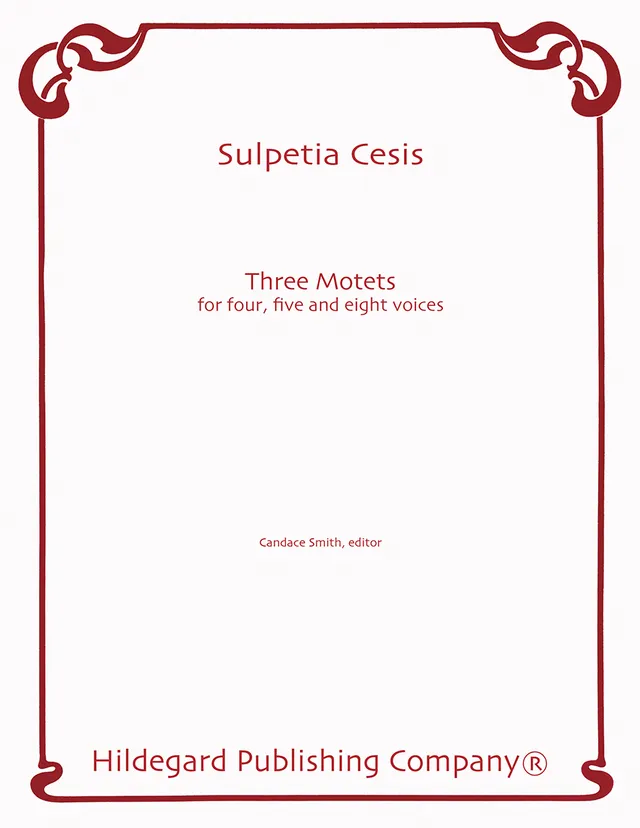 Hildegard Publishing Three Motets Cesis noty sbor 4-8 hlasů