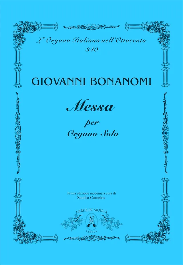 Armelin Musica Messa per organo solo noty varhany