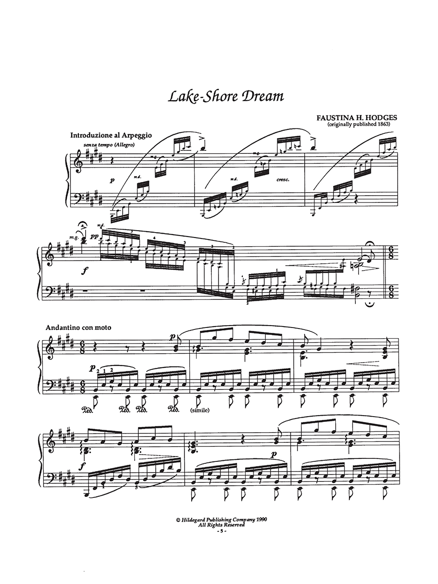 Hildegard Publishing American Women Composers noty klavír