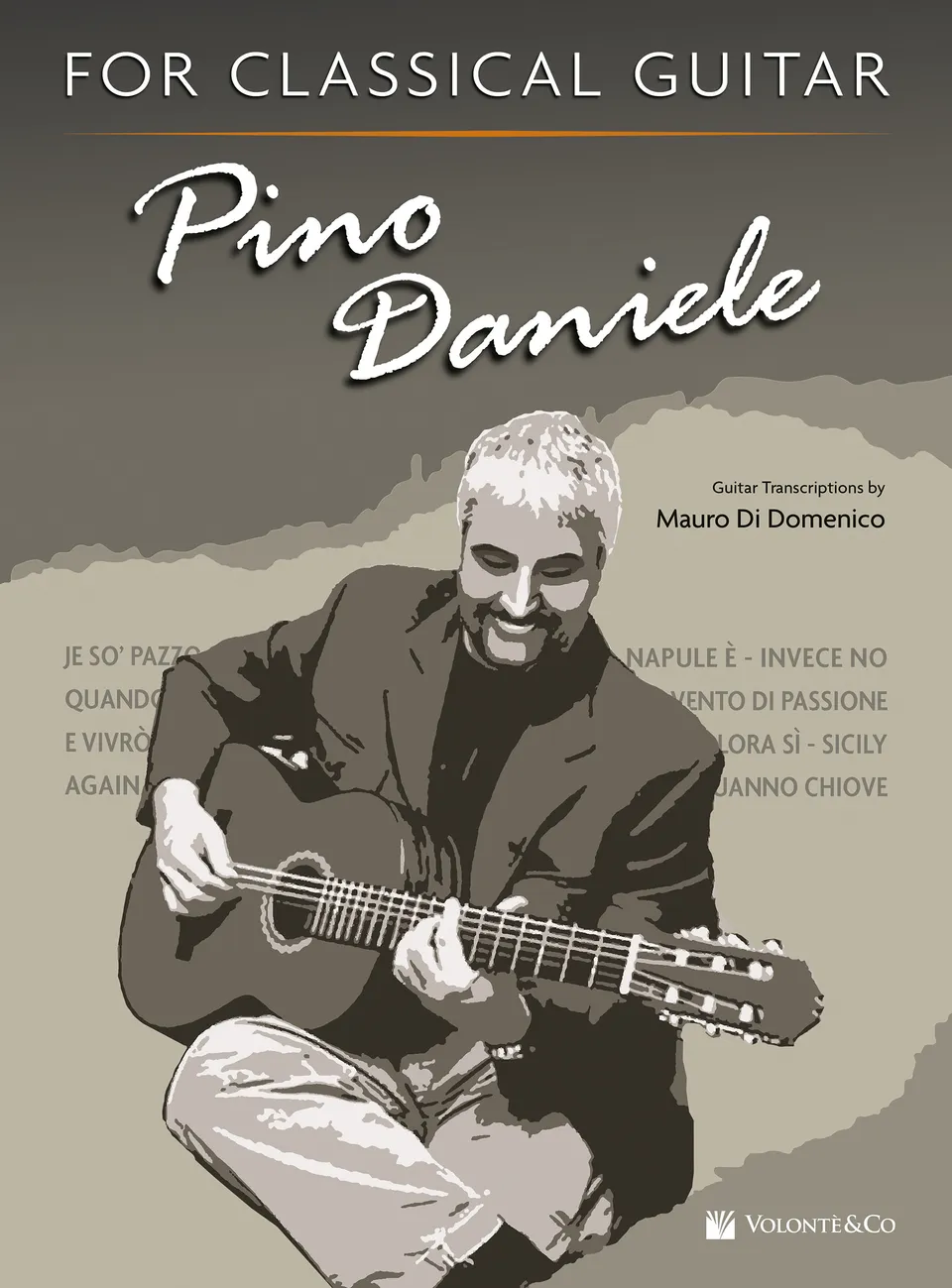 Volonte & Co Pino Daniele noty pro klasickou kytaru