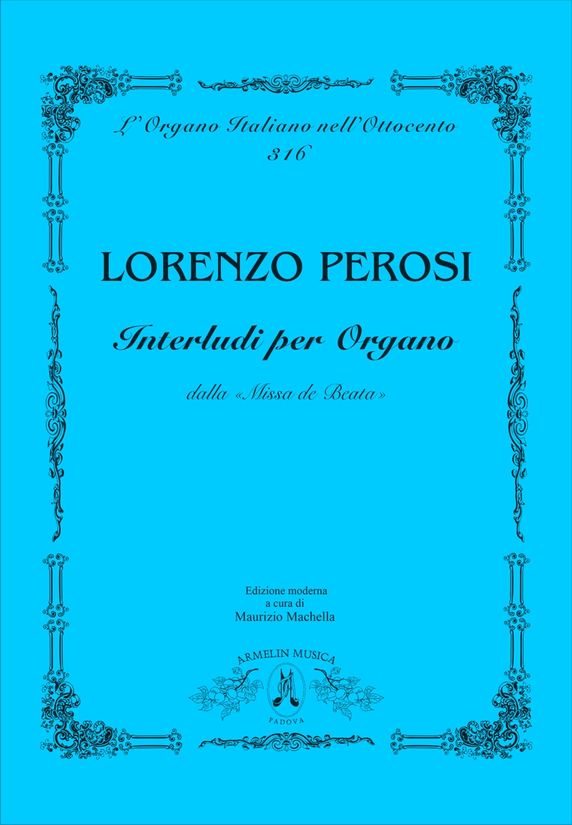Armelin Musica Interludi Missa de Beata noty pro varhany