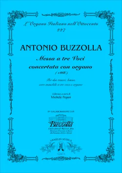 Armelin Musica Messa a tre voci concertata con organo (1866) partitura
