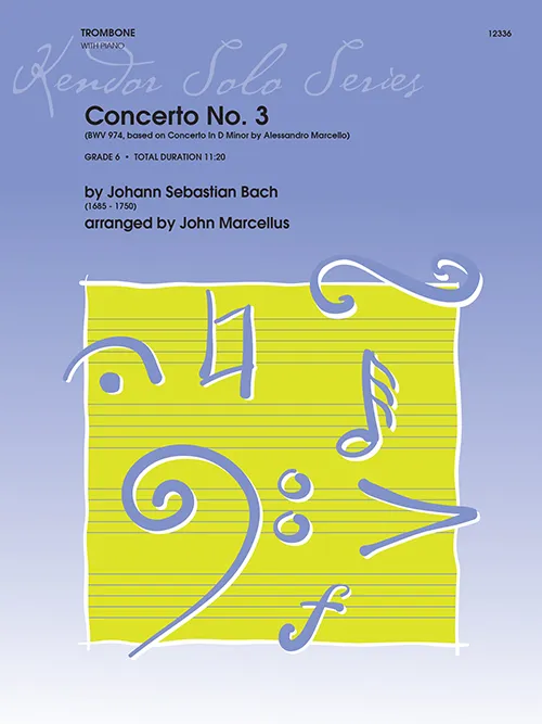 Kendor Music Concerto No. 3 noty pro trombon s klavírem