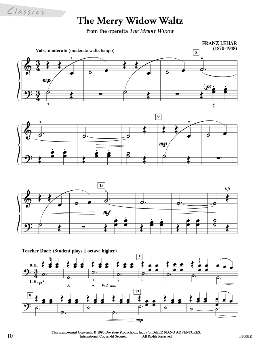 Faber Piano Adventures ShowTime Piano Studio Collection noty 2A