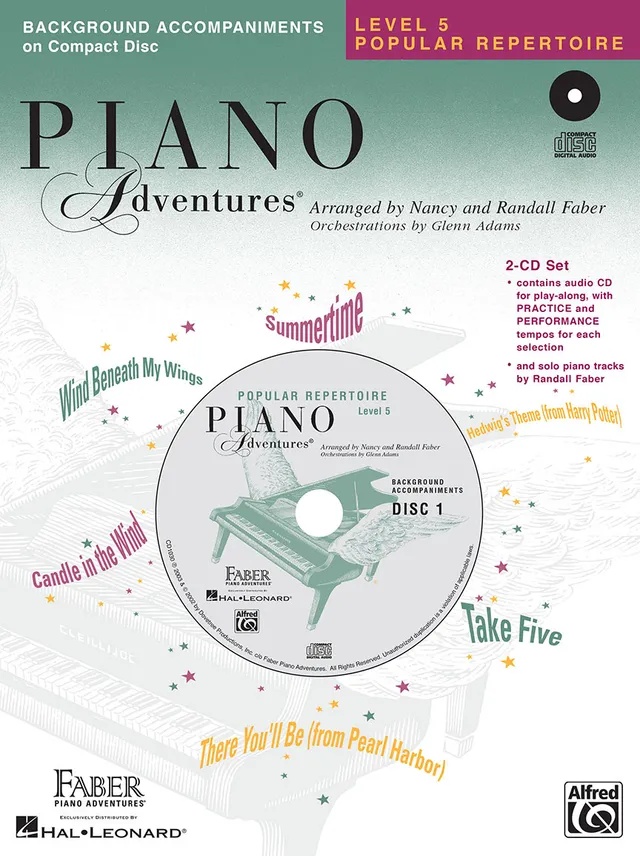 Piano Adventures Level 5 Popular Repertoire CD doprovod