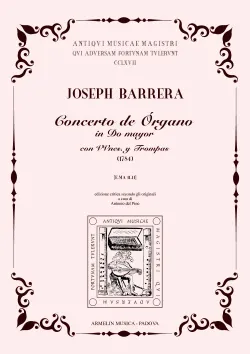 Armelin Musica Concierto de Órgano in Do Mayor noty 1784