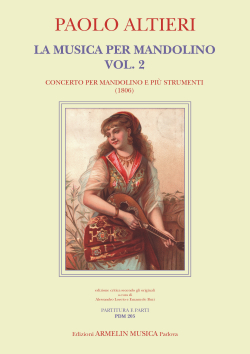 Armelin Musica La Musica per mandolino 2 noty
