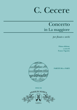 Armelin Musica Concerto in La maggiore noty A dur