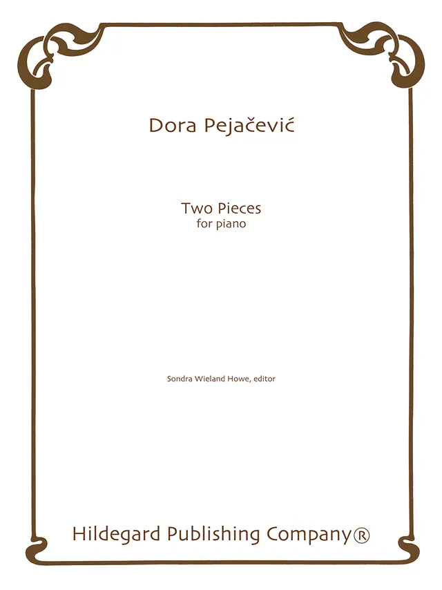 Hildegard Publishing Company Two Pieces Pejačević noty klavír sólo