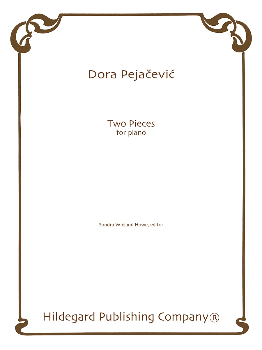 Hildegard Publishing Company Two Pieces Pejačević noty klavír sólo