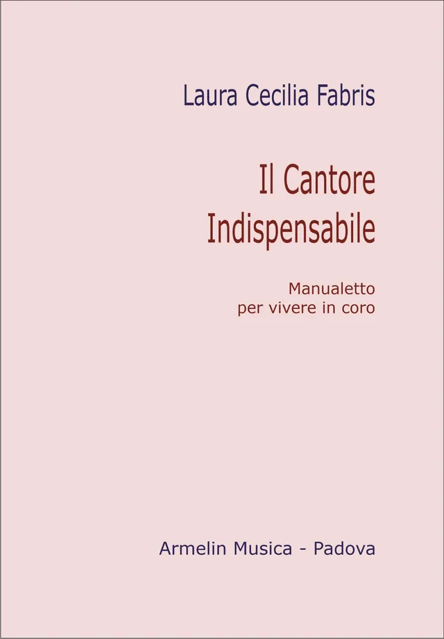 Armelin Musica Il cantore indispensabile noty pro sboristy