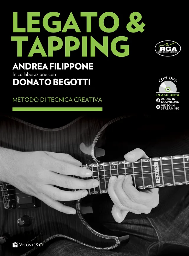 Volonte & Co Legato & Tapping škola hry na kytaru s DVD