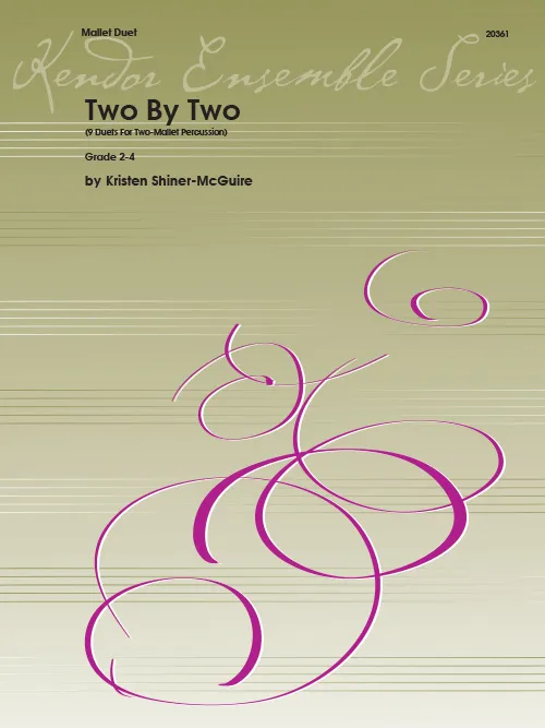 Kendor Music Two By Two noty pro marimbové duo 9 duet