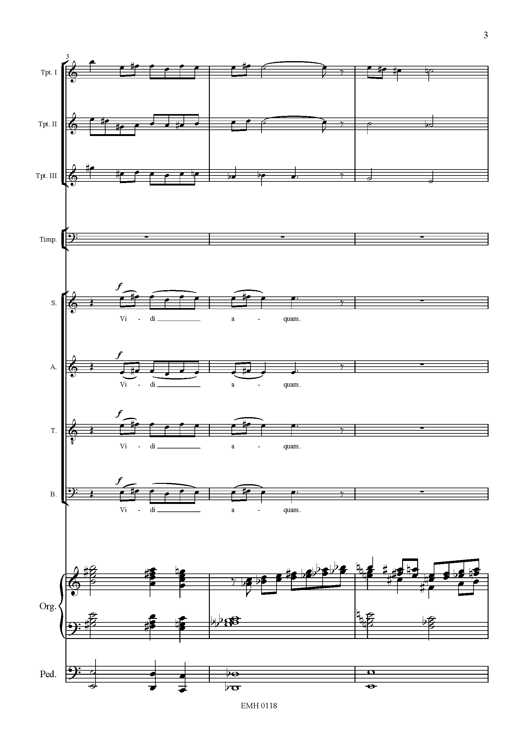 Editio Musica Humana Vidi Aquam noty pro sbor a varhany 22 stran