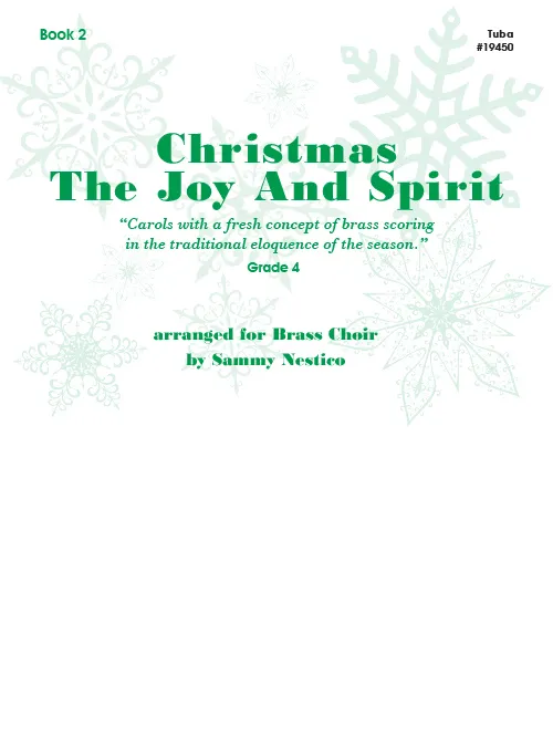 Kendor Music Christmas Joy & Spirit Book 2 noty pro tubu