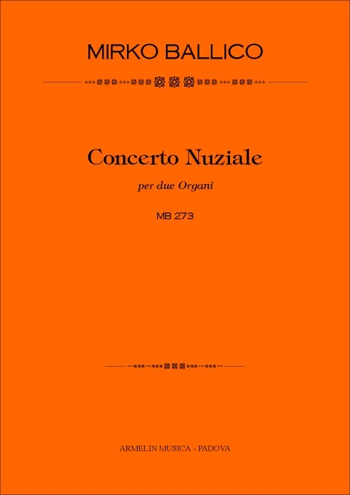 Armelin Musica Concerto Nuziale MB 273 noty svatební